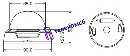 MDC-7020FTD-24. Купольная видеокамера
