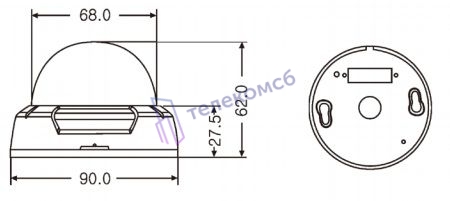 MDC-7020F. Купольная видеокамера