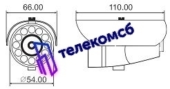 MDC-6220F-24. Уличная видеокамера