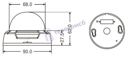 MDC-7020F. Купольная видеокамера