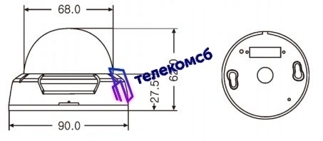 MDC-7020FTD-24. Купольная видеокамера