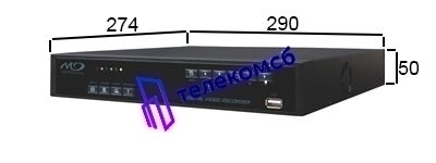 MDR-4490. 4-канальный видеорегистратор