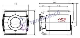 MDC-4222CTD. Корпусная видеокамера