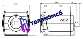 MDC-4222CTD. Корпусная видеокамера