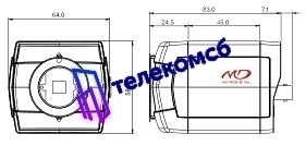 MDC-4222CTD. Корпусная видеокамера