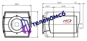 MDC-4222CTD. Корпусная видеокамера