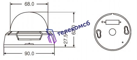 MDC-7020FTD-24. Купольная видеокамера