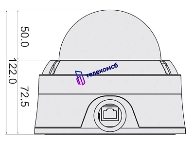 MDC-i7090WDN-28A. Купольная IP-камера для помещений