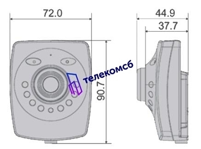 MDC-i4060W. Корпусная IP-камера для помещений