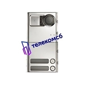 1083/62 Панель вызова Sinthesi Steel (цветн., переговорн.устр. и 2 клавиши)