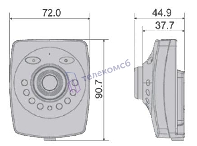 MDC-i4060W. Корпусная IP-камера для помещений