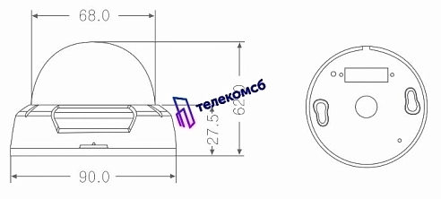 MDC-7220FDN. Купольная видеокамера