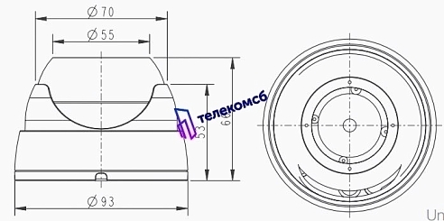MDC-7220F-24. Купольная видеокамера