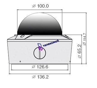 MDC-i8090TDN-30HA. Купольная IP-камера