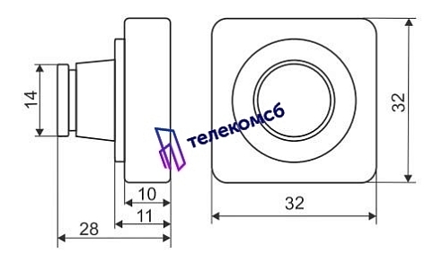 MDC-3220F. Миниатюрная видеокамера