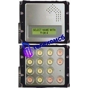 1038/16 Двойной модуль с цифровой клавиатурой и  ЖК-дисплеем