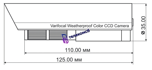 MDC-1220VW. Миниатюрная видеокамера