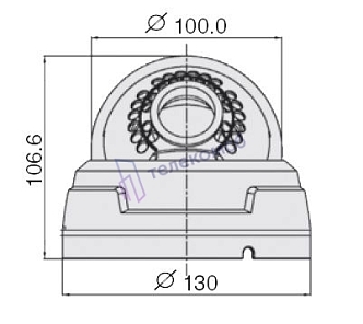 MDC-i7290VTD-30. Купольная IP-камера для помещений