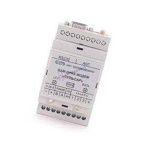 GSM/GPRS модем Пульсар 4 канала, автономная работа, исполнение на DIN-рейку