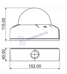 MDC-8220VDN. Купольная видеокамера