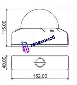 MDC-8220VDN. Купольная видеокамера