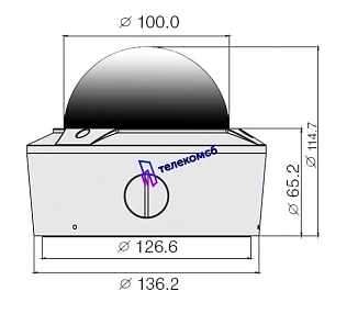 MDC-i8060TDN-30H. Купольная IP-камера
