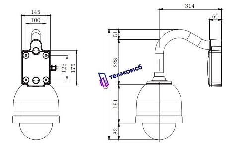 MDS-3621H. Скоростная поворотная видеокамера
