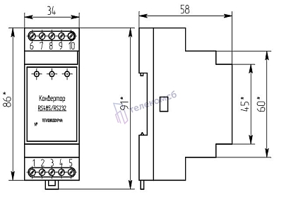 Конвертер RS485 / USB